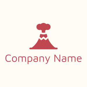 Filled Volcano logo on a Floral White background - Sommario