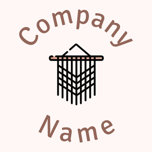 Macrame logo on a Snow background - Arte & Intrattenimento