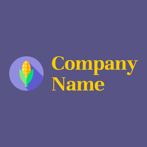 Corn logo on a Butterfly Bush background - Agricultura
