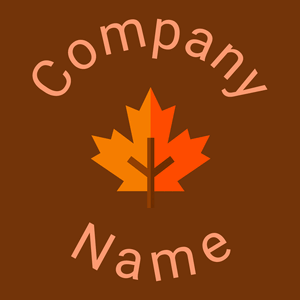 Maple leaf logo on a Saddle Brown background - Nourriture & Boisson