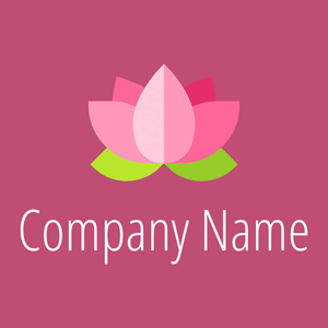 Lotus logo on a Royal Heath background - Bloemist