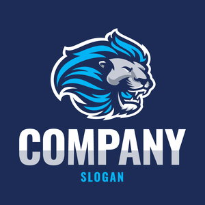 roaring lion sports mascot logo - Sports