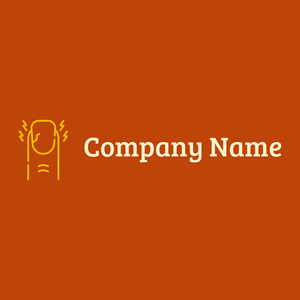 Nail logo on a Rust background - Construction & Outils