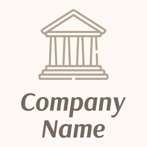 Taupe Parthenon on a Seashell background - Sommario