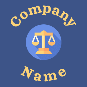 Justice logo on a Tory Blue background - Handel & Beratung