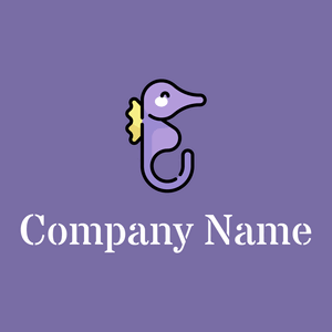 Seahorse logo on a Deluge background - Tiere & Haustiere