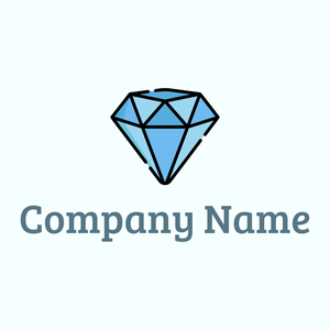 Diamond on a Azure background - Mode & Schoonheid