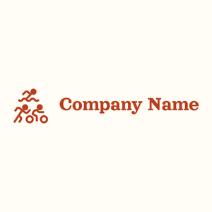 Triathlon logo on a Floral White background - Comunidad & Sin fines de lucro
