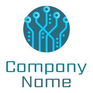 Circuit logo on a White background - Computadora