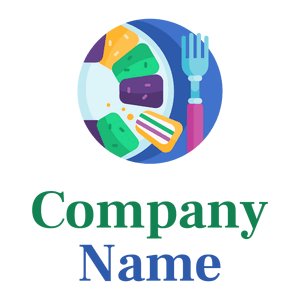 King cake logo on a White background - Arte & Intrattenimento