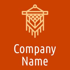 Macrame logo on a Tenne (Tawny) background - Arte & Intrattenimento