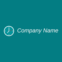 Clock on a Teal background