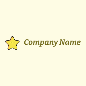 Star logo on a Light Yellow background - Abstrait