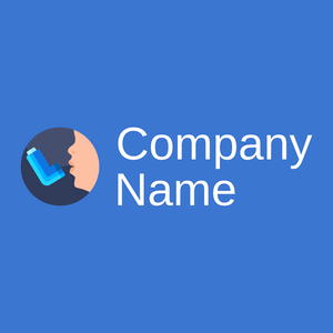 Inhaler logo on a Free Speech Blue background - Medizin & Pharmazeutik