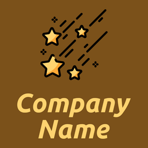 Falling star logo on a Russet background - Sommario