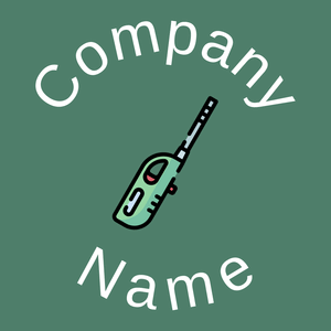 Lighter logo on a Dark Green Copper background - Abstracto