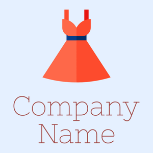 Tomato Dress on a Alice Blue background - Moda & Beleza