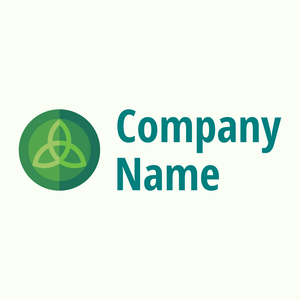 Celtic knot logo on a Ivory background - Religión