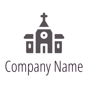 Church logo on a White background - Religion