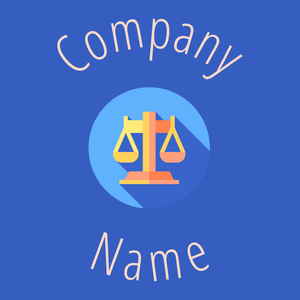 Balance logo on a Free Speech Blue background - Abstract