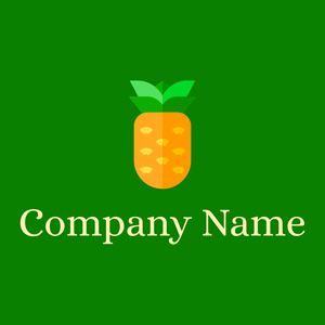 Pineapple logo on a Green background - Nourriture & Boisson