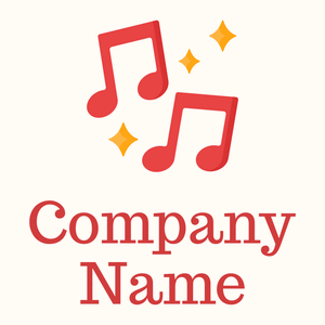 Cinnabar Music on a Floral White background - Arte & Intrattenimento