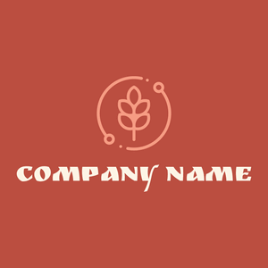Agronomy logo on a Sunset background - Agricoltura