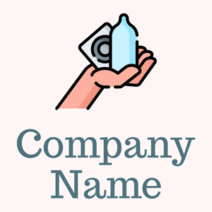 Condom logo on a Snow background - Medizin & Pharmazeutik