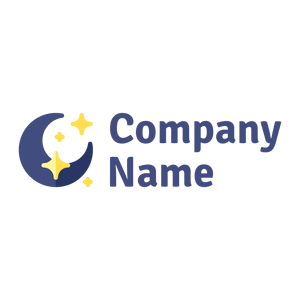 Moon logo on a White background - Abstrait