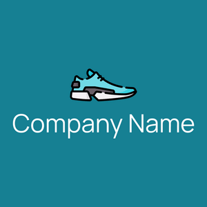 Running shoes on a Elf Green background - Moda & Beleza