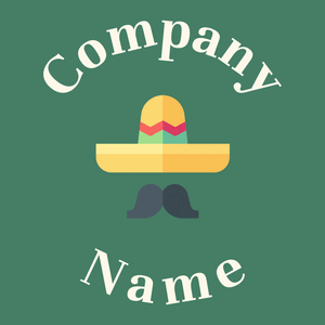 Mariachi logo on a Viridian background - Entretenimento & Artes