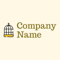 Bird cage on a Corn Silk background - Tiere & Haustiere