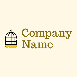 Bird cage on a Corn Silk background - Tiere & Haustiere