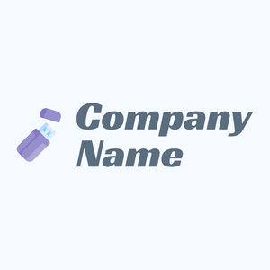 Flashdrive logo on a Alice Blue background - Ordinateur