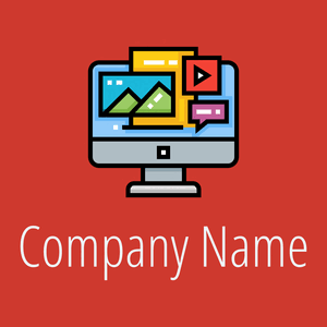 Content logo on a Persian Red background - Arte & Entretenimiento