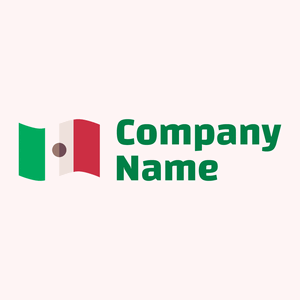 Mexico logo on a Snow background - Abstrato