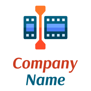 Video editor logo on a White background - Entreprise & Consultant