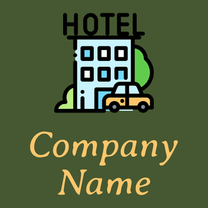 Hotel on a Clover background