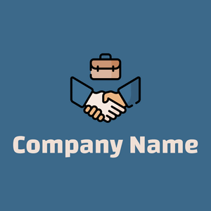 Cooperation logo on a Calypso background - Abstrait