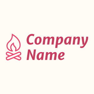 Bonfire logo on a Floral White background - Juegos & Entretenimiento