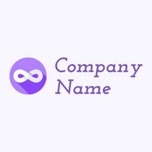 Infinity logo on a Magnolia background - Abstrato