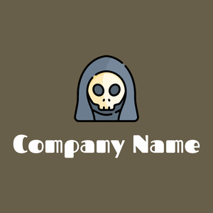 Death logo on a Soya Bean background - Abstracto