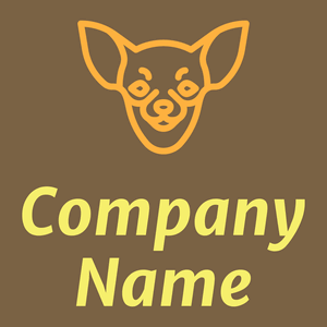 Chihuahua on a Yellow Metal background - Animales & Animales de compañía