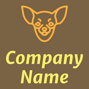 Chihuahua on a Yellow Metal background - Animais e Pets