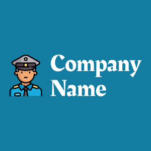 Customs agent logo on a Denim background - Sécurité