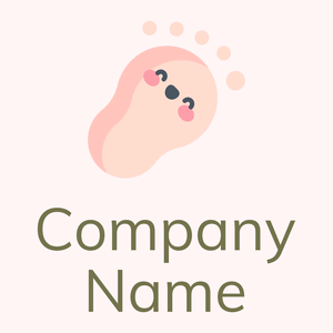 Foot logo on a Snow background - Hospital & Farmácia