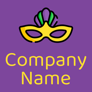 Carnival mask logo on a Studio background - Entretenimento & Artes