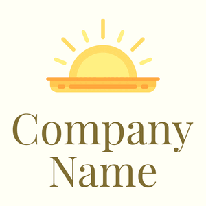 Sunrise logo on a Ivory background - Abstrait
