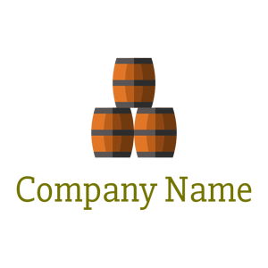Barrels on a White background - Comida & Bebida
