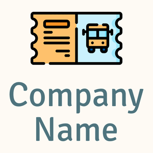 Bus ticket logo on a White background - Automobiles & Vehículos